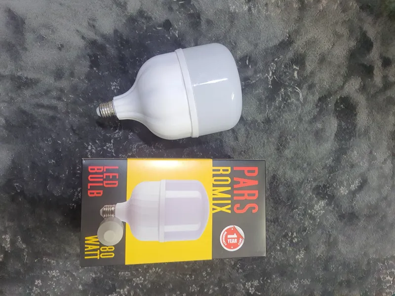 لامپ  LED80W  برند پارس رومیکس سایز کوچک