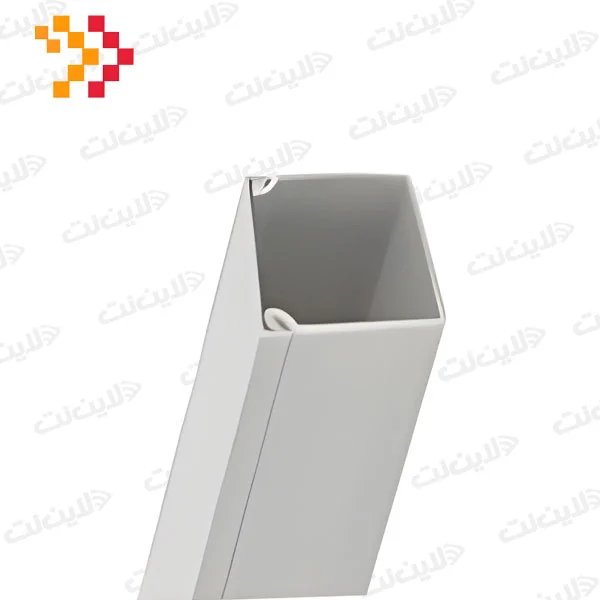 داکت برق ساده دیواری 20 در 20 برند داکت دانوب