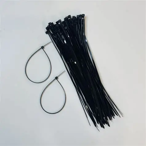 بست پلاستیکی مشکی سایز 3.6*300 (100عددی) برند CW