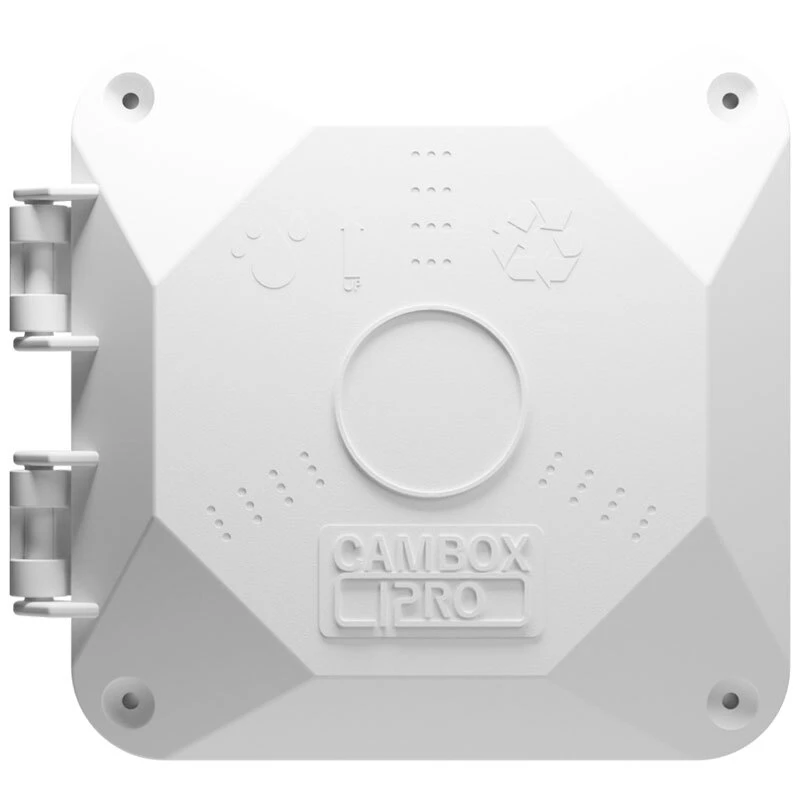 جعبه CAMBOX 12*12 برند ERCO PLAST لولایی (رنگ سفید) نشکن مدل CA12W