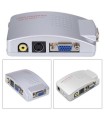 سوئیچ تبدیل VGA به  AV و SVideo + VGA مدل YZ-1801