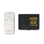 سوئیچ تبدیل HDMI سه به یک برندD-neT کنترلی مدل 4K