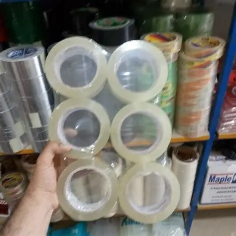 چسب شفاف 5 سانتی متری 90 یارد برند QIXIANG TAPE