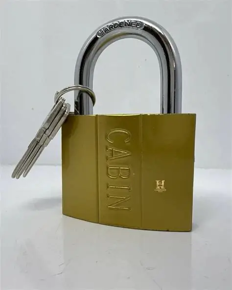 قفل آویز سایز75mmبرندCABINمدل267 بهمراه سه کلید
