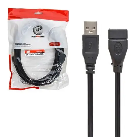 کابل افزایش 3 متری USB برند XP Product