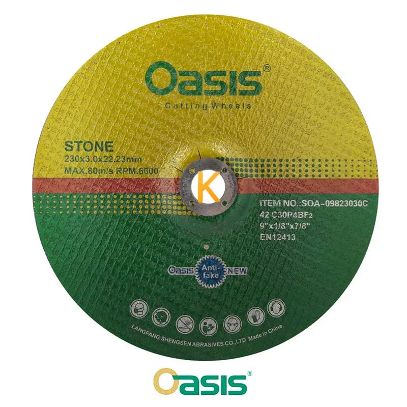 صفحه مینی برش سنگ سایز 3.0*115 برند Oasis