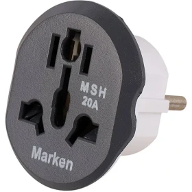تبدیل سه شاخه به دو شاخه برق برند Marken