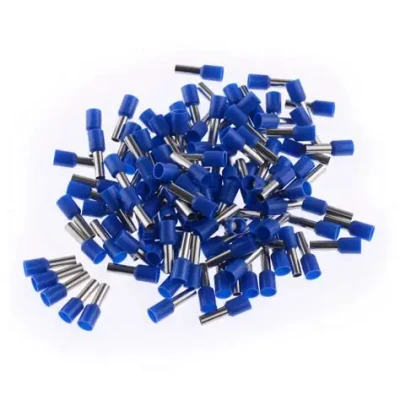 وایر شو سایز4 طول هادی 9 کد E4009 برند TERMINALS رنگ آبی(بسته20عددی)