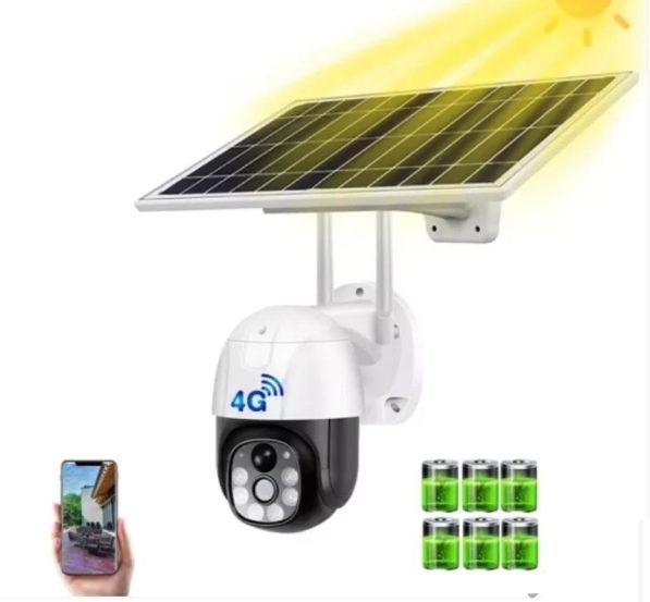 دوربین مدار بسته سیم کارتی با پنل خورشیدی  CALUS V380PROمدل VC9