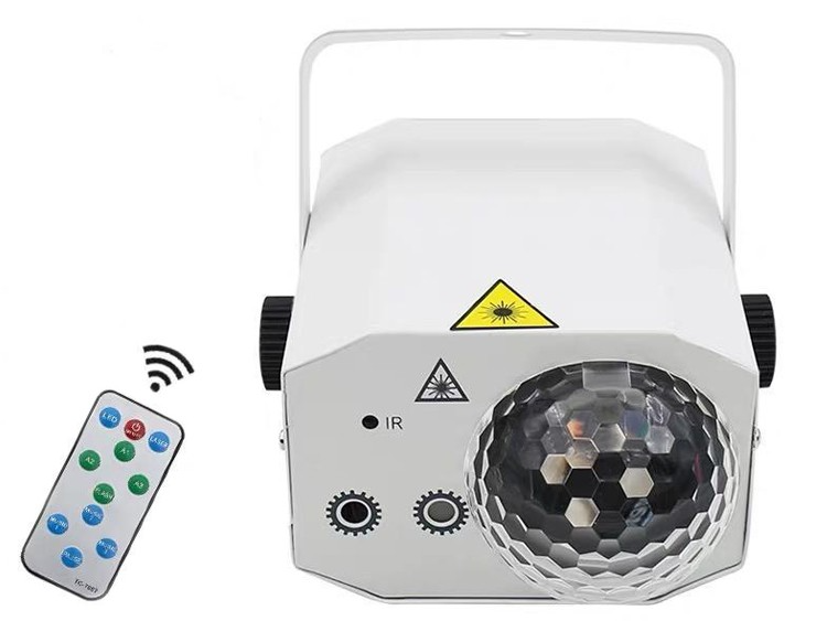 رقص نور مدلLaser Magic Ball ریموتدار رنگ سفید