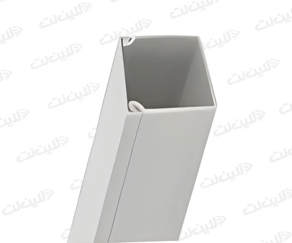 داکت برق ساده دیواری 20 در 20 برند داکت دانوب