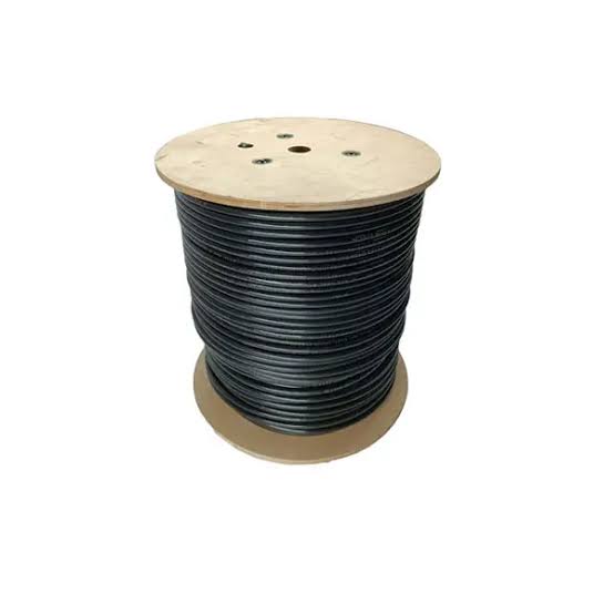 کابل شبکه دبل چاکت مشکی CAT6 5600 (500متری)